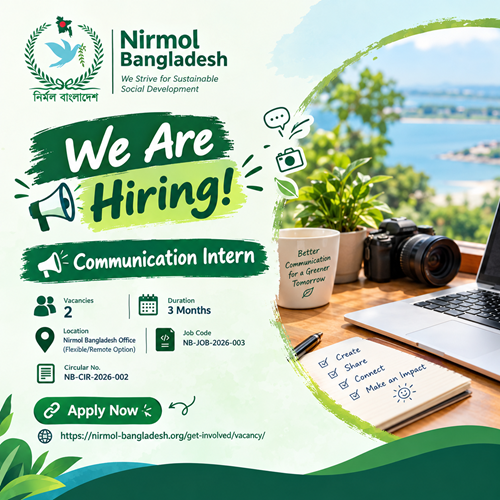 Apply for Communication Internship at Nirmol Bangladesh