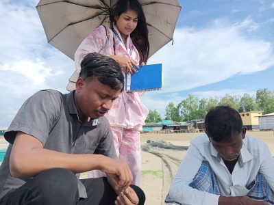 Researchers of NB is working at Cox's Bazar on Ocean Literacy - Sumaya